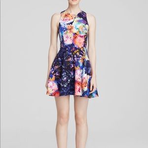 Bardot fit and flare floral dress size XS
